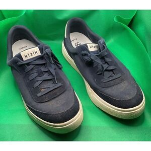 Kizik Unisex Sneakers Navy Blue Canvas Size‎ 11 Wide